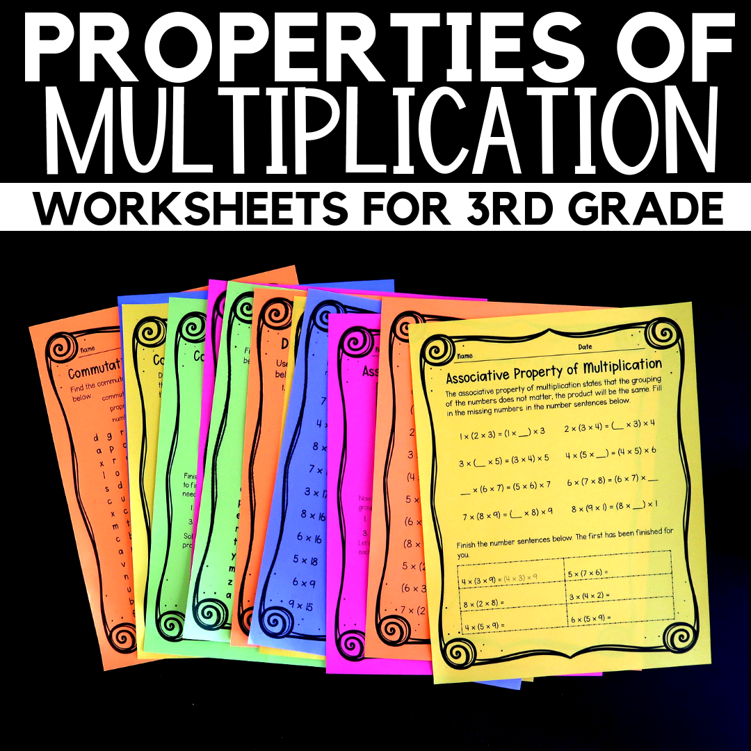 What Are The Properties Of Multiplication Worksheets For Grade 3