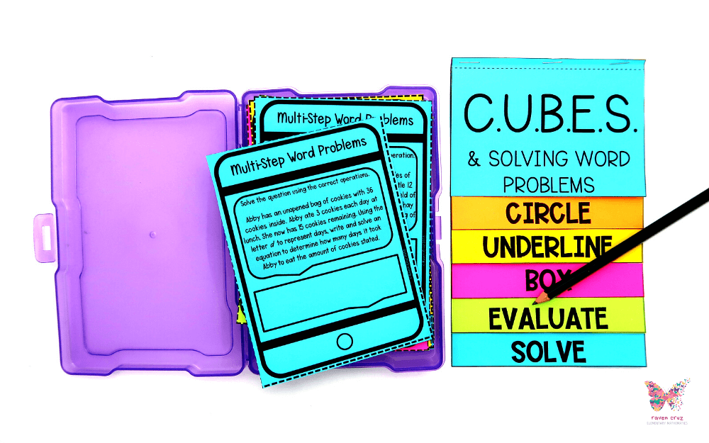 Creative 3rd-grade math centers word problems.