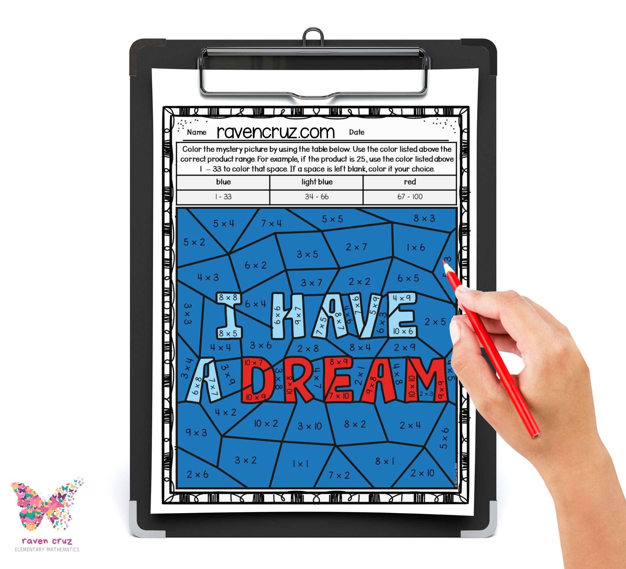 engaging-martin-luther-king-day-activities-for-3rd-4th-grade-math-1 I have a dream Martin Luther King Day activity for 3rd-4th grade math