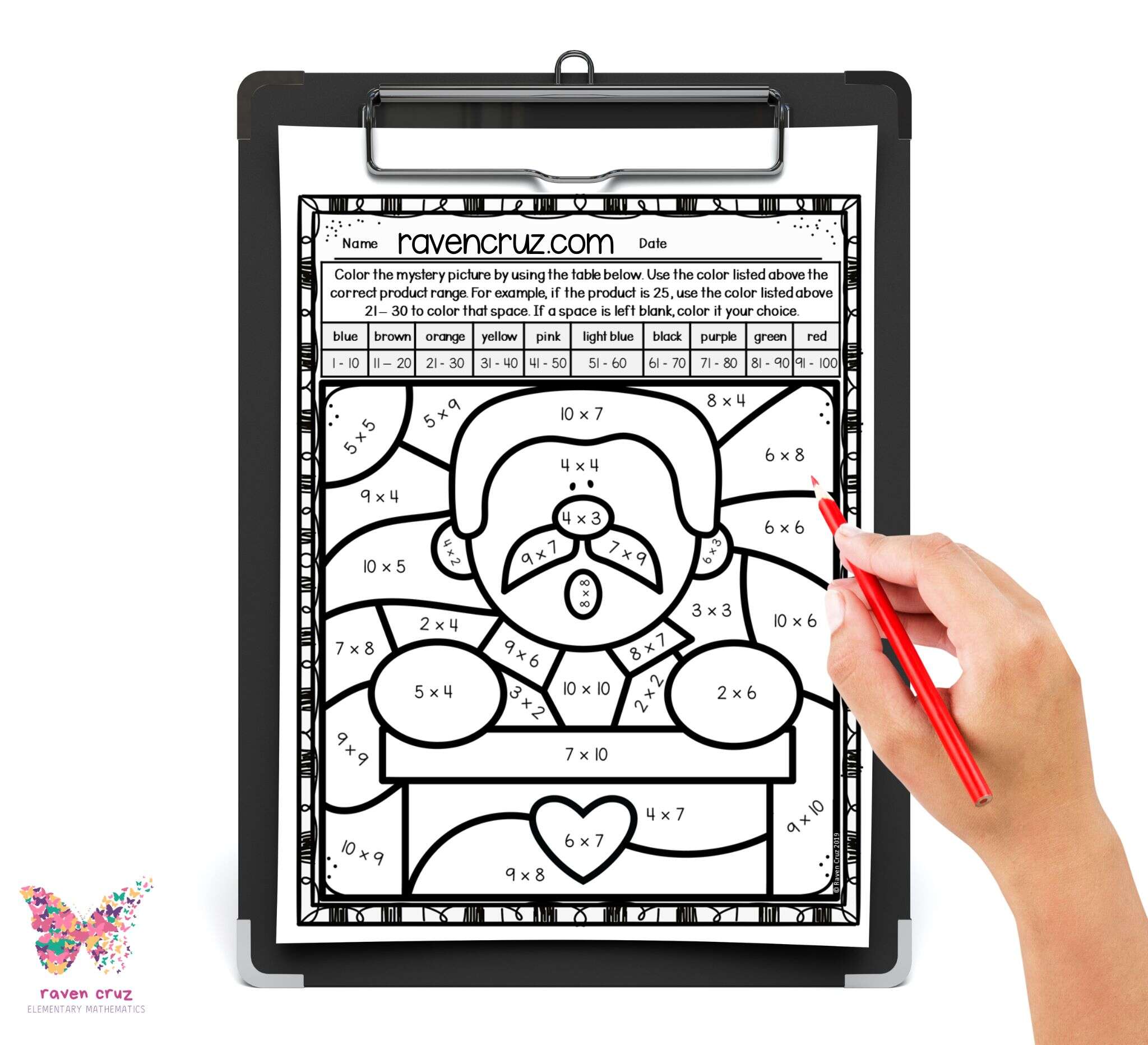 engaging-martin-luther-king-day-activities-for-3rd-4th-grade-math-4 Martin Luther King Day multiplication color by number