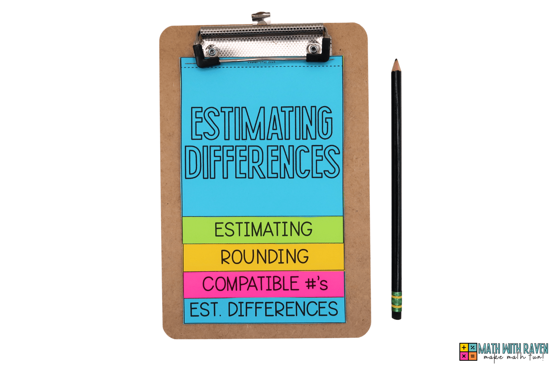 estimating differences on a clipboard